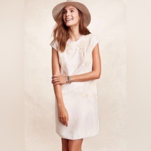 Anthropologie Holding Horses Embroidered Dress Size XS EUC - Picture 1 of 6